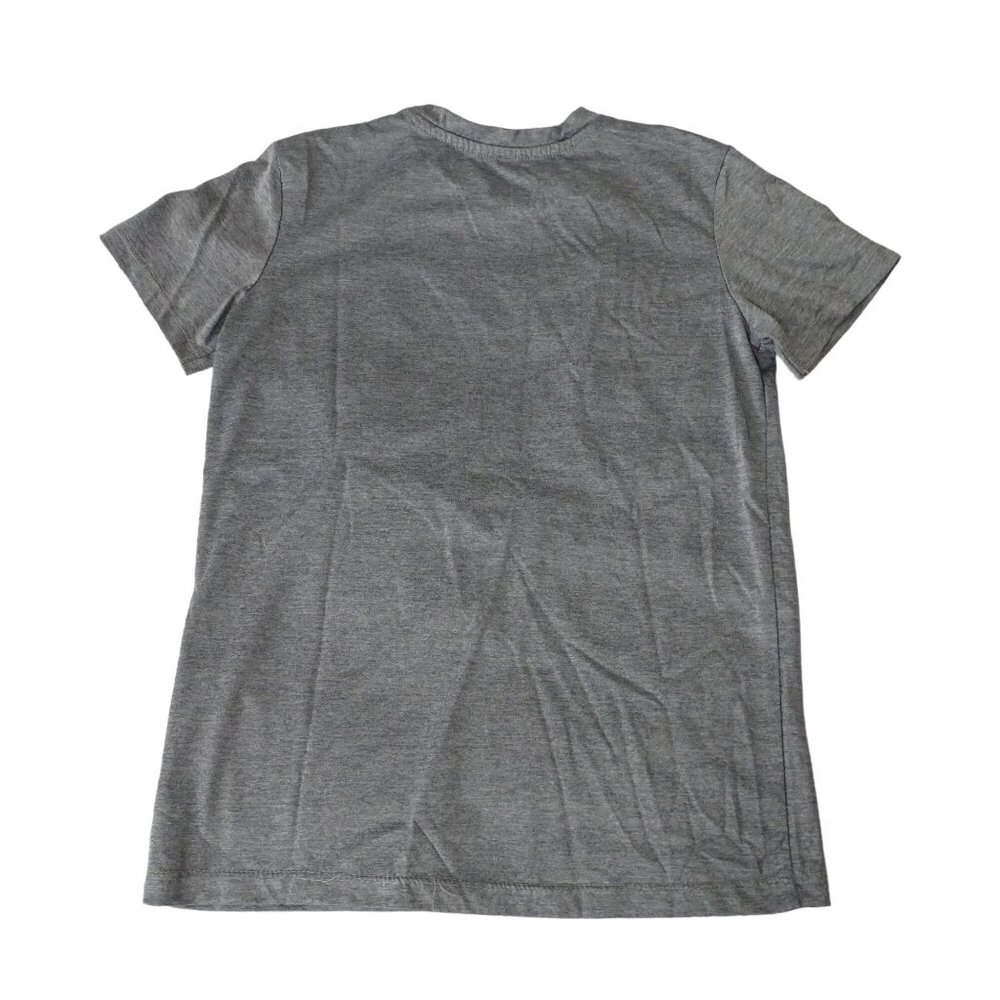 Reebok Athletic Graphic Tee T-Shirt Boys Size 8 Gray Short Sleeve Crewneck - Picture 3 of 6